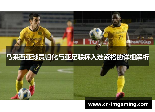 马来西亚球员归化与亚足联杯入选资格的详细解析 马来西亚球员归化与亚足联杯入选资格的详细解析